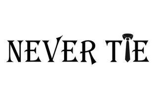 NEVER TIE logo