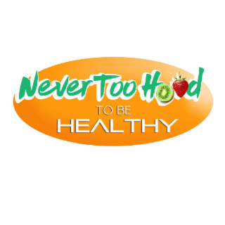 NEVER TOO HOOD TO BE HEALTHY logo