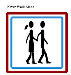 NEVER WALK ALONE logo