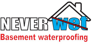 NEVER WET BASEMENT WATERPROOFING logo