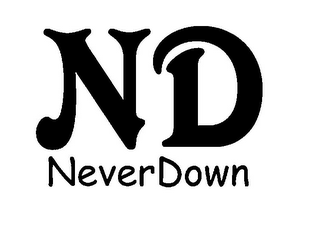 NEVERDOWN ND logo