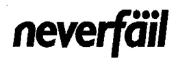 NEVERFÄIL logo