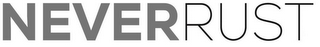 NEVERRUST logo