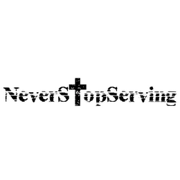 NEVERSTOPSERVING logo