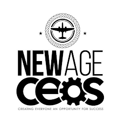 NEW AGE CEOS CREATING EVERYONE AN OPPORTUNITY FOR SUCCESS logo