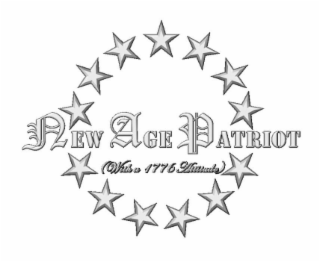 NEW AGE PATRIOT WITH A 1776 ATTITUDE logo