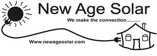 NEW AGE SOLAR WE MAKE THE CONNECTION.......... WWW.NEWAGESOLAR.COM logo