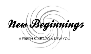 NEW BEGINNINGS A FRESH START TO A NEW YOU logo