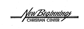 NEW BEGINNINGS CHRISTIAN CENTER logo