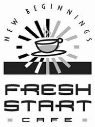 NEW BEGINNINGS FRESH START CAFE logo