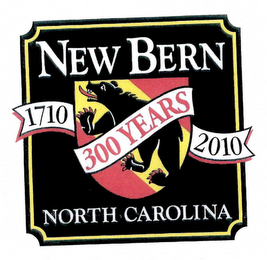 NEW BERN NORTH CAROLINA 300 YEARS 1710 2010 logo