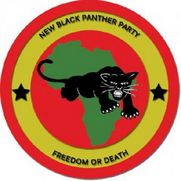 NEW BLACK PANTHER PARTY FREEDOM OR DEATH logo