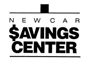 NEW CAR SAVINGS CENTER logo