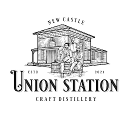 NEW CASTLE ESTD 2021 UNION STATION CRAFT DISTILLERY logo