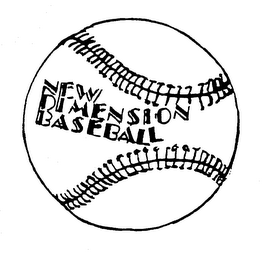 NEW DIMENSION BASEBALL logo