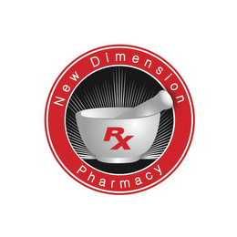 NEW DIMENSION PHARMACY logo