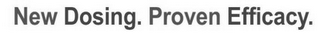 NEW DOSING. PROVEN EFFICACY. logo