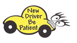 NEW DRIVER BE PATIENT logo