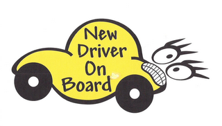 NEW DRIVER ON BOARD logo