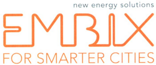 NEW ENERGY SOLUTIONS EMBIX FOR SMARTER CITIES logo