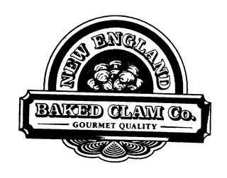 NEW ENGLAND BAKED CLAM CO. GOURMET QUALITY logo
