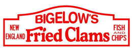 NEW ENGLAND BIGELOW'S FRIED CLAMS FISH AND CHIPS logo