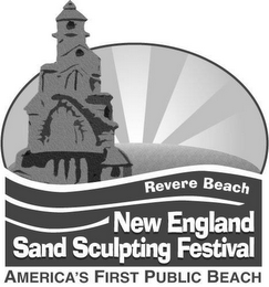 NEW ENGLAND SAND SCULPTING FESTIVAL REVERE BEACH AMERICA'S FIRST PUBLIC BEACH logo