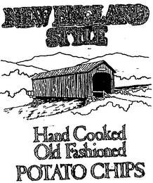 NEW ENGLAND STYLE HAND COOKED OLD FASHIONED POTATO CHIPS logo