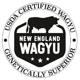 NEW ENGLAND WAGYU USDA CERTIFIED WAGYU GENETICALLY SUPERIOR logo