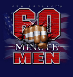 NEW ENGLAND'S 60 MINUTE MEN logo