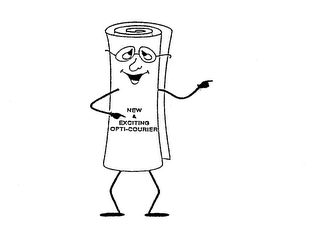 NEW & EXCITING OPTI-COURIER logo