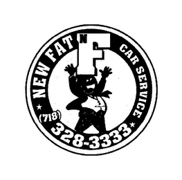 NEW FAT CAR SERVICE (718) 328-3333 FN logo