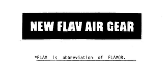 NEW FLAV AIR GEAR logo