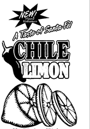NEW FLAVOR ENHANCER A TASTE OF SANTA FE CHILE LIMON logo