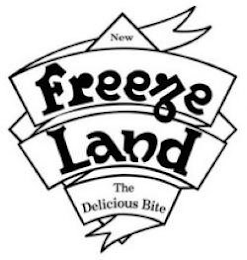 NEW FREEZE LAND THE DELICIOUS BITE logo