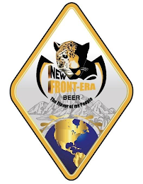 NEW FRONT-ERA BEER THE FLAVOR OF MY PEOPLE logo