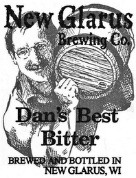NEW GLARUS BREWING CO. DAN'S BEST BITTER BREWED AND BOTTLED IN NEW GLARUS, WI logo