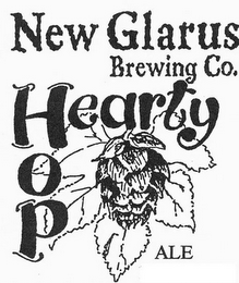 NEW GLARUS BREWING CO. HOP HEARTY ALE logo