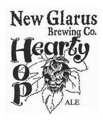 NEW GLARUS BREWING CO. HOP HEARTY ALE logo