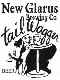 NEW GLARUS BREWING CO. TAIL WAGGER BEER logo
