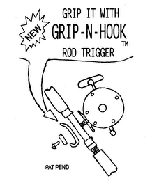 NEW GRIP IT WITH GRIP-N-HOOK ROD TRIGGER logo