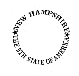 NEW HAMPSHIRE THE 9TH STATE OF AMERICA logo