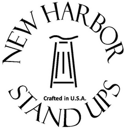 NEW HARBOR STAND UPS CRAFTED IN U.S.A. logo
