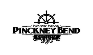 NEW HAVEN MISSOURI PINCKNEY BEND DISTILLERY logo