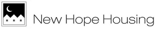 NEW HOPE HOUSING logo