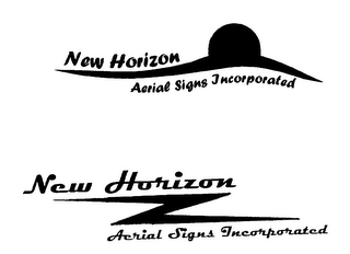 NEW HORIZON AERIAL SIGNS INCORPORATED logo