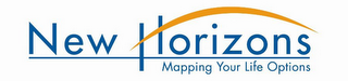 NEW HORIZONS MAPPING YOUR LIFE OPTIONS logo
