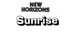 NEW HORIZONS SUNRISE logo