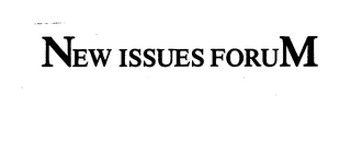 NEW ISSUES FORUM logo