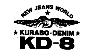 NEW JEANS WORLD KURABO-DENIM KD-8 logo
